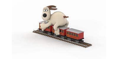 CORGI  ウォレスとグルミット "ペンギンに気をつけろ！" グルミット & コーチ（客車）  [No.CGCC80603]
