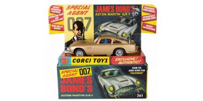 CORGI 1/46 261 - ジェームス・ボンド アストン マーチン DB5 "ゴールドフィンガー" ゴールド  [No.CG54321015]
