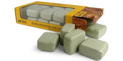 UNIVERSAL HOBBIES 1/32 スクエア サイレージ ベール グリーン 20パック入り  [No.E6881]