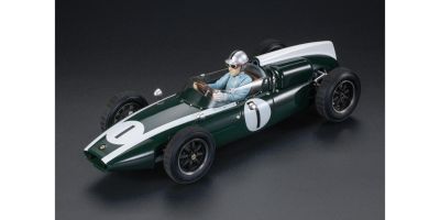 TOPMARQUES 1/18scale Cooper T53 1960 British GP Winner No.1 J. Brabham Engine Hood Open/Close with Driver Figure  [No.GRP160AWD]