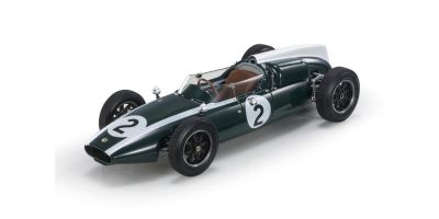TOPMARQUES 1/18scale Cooper T53 1960 Belgian GP Winner No.2 J. Brabham Engine Hood Open/Close  [No.GRP160B]