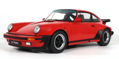 GT SPIRIT 1/8 ポルシェ 911(930) ターボ 3.3 1989 (レッド)ケース&ベース付  [No.GTS802301]