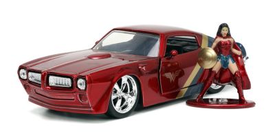 JADA TOYS 1/43scale 1972 Pontiac Firebird Wonder Woman with Figure  [No.JADA33089]