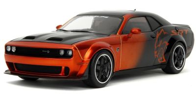JADA TOYS 1/18scale 2015 Dodge Challenger SRT Hellcat Orange Metallic/Black  [No.JADA35722]
