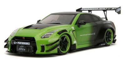 JADA TOYS 1/18scale Nissan GT-R (R35) Liberty Walk Green/Black  [No.JADA35724]