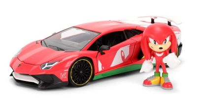 JADA TOYS 1/24 ランボルギーニ アヴェンタドール SV ソニック/ナックルズ  [No.JADA36264]