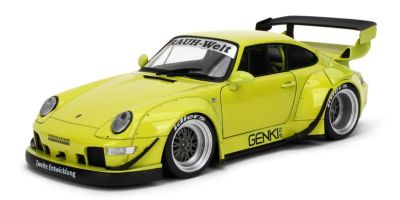 JADA TOYS 1/18 ポルシェ RWB GENKI イエロー  [No.JADA36472]