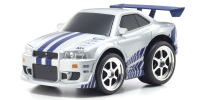JADA TOYS 1/28 SMALL BLOCKS F&F 1999 ニッサン スカイライン GT-R (R34) (ブライアン)  [No.JADA36827]