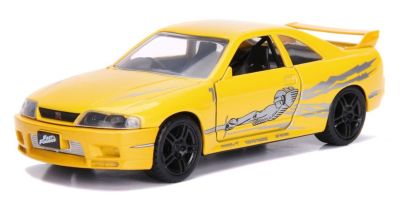 JADA TOYS 1/32 F&F 1995 ニッサン スカイライン GT-R (R33) イエロー (レオン)  [No.JADA99515]