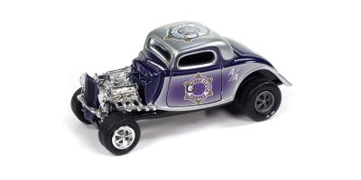 JOHNNY LIGHTNING 1/64scale 1934 Ford Coupe Crower Cams Purple  [No.JLCT013BPL]