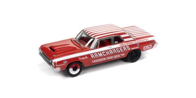 JOHNNY LIGHTNING 1/64scale 1964 Dodge 330 Ramchargers Red  [No.JLCT013FRD]