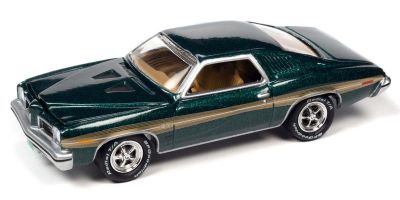 JOHNNY LIGHTNING 1/64 1973 ポンティアック ルマン GTO バーダントグリーン/GTストライプ   [No.JLMC030A4GR]