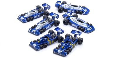 KYOSHO MINI CAR & BOOK No.21 Tyrrell P34 Complete Set  [No.K07038B-SET2]