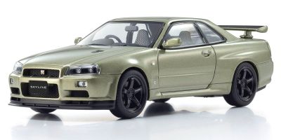 京商オリジナル 1/43 日産 スカイラインGT-R/R34 VスペックⅡ ニュル (ミレニアムジェイド)  [No.KS03936MJ]