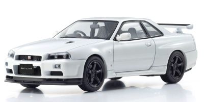 京商オリジナル 1/43 日産 スカイラインGT-R/R34 VスペックⅡ (ホワイト)  [No.KS03936W]