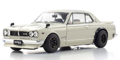 京商オリジナル 1/18 ニッサン スカイライン 2000 GT-R (KPGC10) ホワイト  [No.KS08129W]