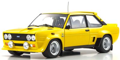 KYOSHO ORIGINAL 1/18scale Fiat 131 Abarth (Yellow)  [No.KS08376Y]