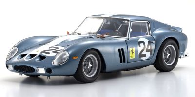 KYOSHO ORIGINAL 1/18scale FERRARI 250GTO 1962 SEBRING #24(BLUE)  [No.KS08438D]