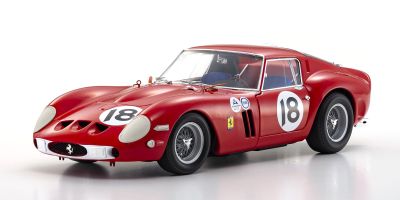 KYOSHO ORIGINAL 1/18scale FERRARI 250GT0 1963 DAYTONA 3H #18(RED)  [No.KS08438F]