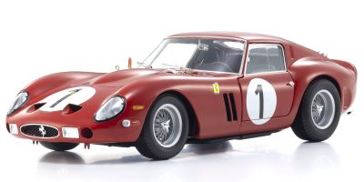 京商オリジナル 1/18 フェラーリ 250GTO パリ1000km モンレリー 3987GT 1962 #24 (レッド)  [No.KS08438G]