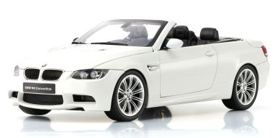 京商オリジナル 1/18 BMW M3 (E93M) コンバーチブル (アルピンホワイト)  [No.KS08738AW]