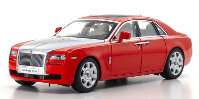 KYOSHO ORIGINAL 1/18scale Rolls-Royce Ghost (Red/Silver)  [No.KS08802RS]
