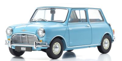 京商オリジナル 1/18 モーリス ミニクーパー 1275S (ターコイズ/ホワイトルーフ)  [No.KS08977TW]