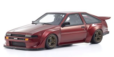 京商 サムライ 1/18 トヨタ スプリンタートレノ AE86 Khyzyl Saleem (レッド)  [No.KSR18070R]
