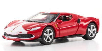 MAISTO 1/64scale SI Ferrari 296 GTB Assetto Fiorano Red/White Stripe  [No.MS15704RW]