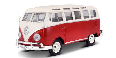 MAISTO 1/25scale Volkswagen Samba White/Red  [No.MS31956WR1]