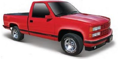 MAISTO 1/24scale Chevrolet 454 SS Pickup Truck 1993 Red  [No.MS32901R]