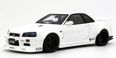 OttO mobile 1/18scale Nissan Skyline GT-R (BNR34) by KRC 2019 White  [No.OTM1135]