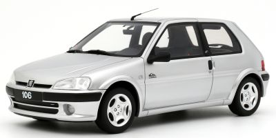 OttO mobile 1/18scale Peugeot 106 Quiksilver 2000 Silver Limited to 999 units worldwide  [No.OTM1177]