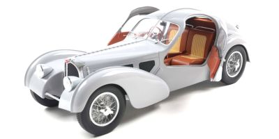 SOLIDO 1/18 ブガッティ アトランティック タイプ 57SC 1937 (マットシルバー)  [No.S1802106]