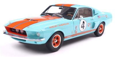 SOLIDO 1/18 シェルビー GT500 レーシング トリビュート 1967 (ライトブルー/オレンジ)  [No.S1802911]