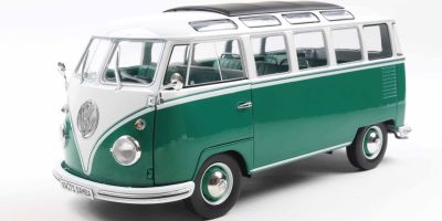 SOLIDO 1/18 フォルクスワーゲン T1 サンバ バス 1962 (グリーン/ホワイト)  [No.S1813403]