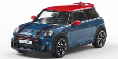 SOLIDO 1/43scale MINI Cooper John Cooper Works 2023 Blue/Red Roof  [No.S4315003]