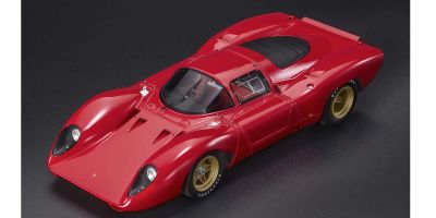 TOPMARQUES 1/18scale Ferrari 312P Coupe 1969 "Red Edition" - Leather-like seat trim  [No.TOP130C]
