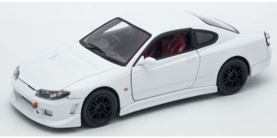 WELLY 1/24 ニッサン シルビア (S15) ホワイト スポイラー無  [No.WE22485NSW]
