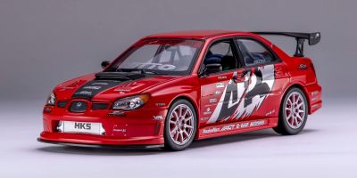 WELLY 1/24 スバル インプレッサ WRX STI APRパフォーマンスバージョン レッド  [No.WE22487APR]