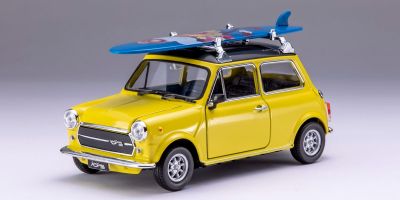 WELLY 1/24 ミニ クーパー 1300 イエロー サーフボード付  [No.WE22496SBY]