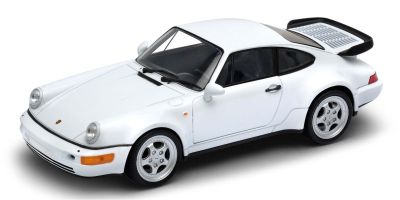 WELLY 1/24 ポルシェ 911 ターボ(964) ホワイト  [No.WE24023W1]