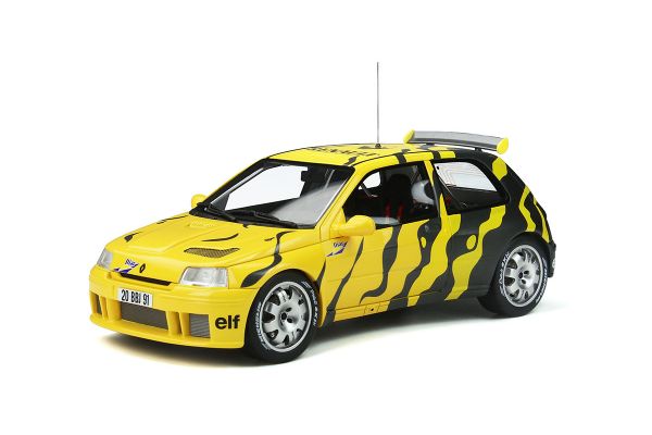 OttO mobile 1/18scale Renault Clio Maxi Presentation (Black/Yellow)  [No.OTM822]