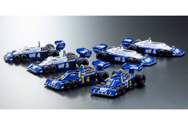 KYOSHO MINI CAR & BOOK No.21 Tyrrell P34 Complete Set  [No.K07038B-SET2]