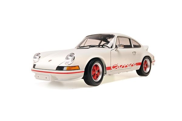 MINICHAMPS 1/18scale Porsche 911 Carrera RS 1972 White/Red Design Logo  [No.100066021]