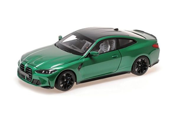 MINICHAMPS 1/18 BMW M4 - 2024 - グリーンメタリック  [No.110020142]