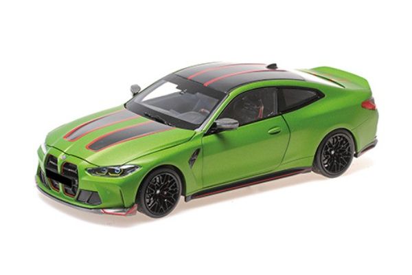 MINICHAMPS 1/18 BMW M4 CSL 2023 マットグリーンメタリック   [No.110023020]