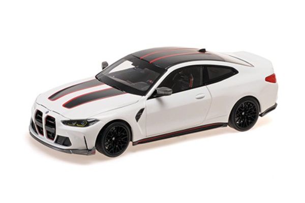 MINICHAMPS 1/18 BMW M4 CSL 2023 ホワイト  [No.110023022]