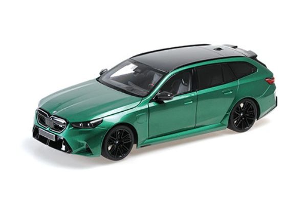 MINICHAMPS 1/18 BMW M5 ツーリング 2024 グリーンメタリック  [No.110023902]