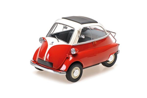 MINICHAMPS 1/18 BMW イセッタ 1955 ホワイト/レッド  [No.110024001]